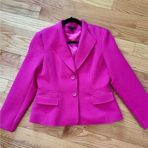 Pink Textured Women's Blazer ✨
